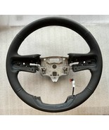 Factory original black leather steering wheel for some 2019+ GMC Sierra ... - $38.71 CAD