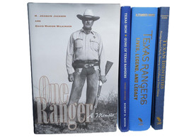 4 Signed Texas Rangers Books Dedicated to Family of Homer Garrison jr - £214.47 GBP