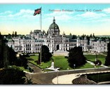 Houses of Parliament Victoria British Columbia Canada UNP DB Postcard Z3 - $2.92
