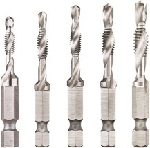 Dewalt Drill Tap Set, Impact Ready, 1/4-Inch, 5-Piece (Dwadtqtr5Set) - $47.94