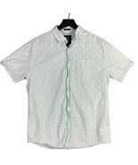 Palm Tree Button Shirt Graphic Men&#39;s M Casual Fashion Tropical Print Top... - £14.08 GBP