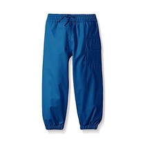 Hatley Boy&#39;s Childrens Splash Pant -Classic Navy Plain Rain Trousers, Blue, 5 Ye - £44.06 GBP