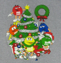 M&amp;M&#39;s Brand Mens T-Shirt (XL) NWOT Christmas Tree Ornaments Glitter Mars... - £15.30 GBP