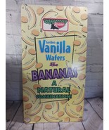 Keebler Vanilla Wafers Banana Club Crackers Cardboard Store Sign Adverti... - $40.14