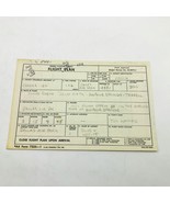 FAA Form 7233-1 Flight Plan Pre-Flight Checklist Avation Card Flight Pla... - $19.79