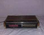 General Electric GE AM/FM Radio Alarm Clock Model 7-4630A Vintage Wood G... - £16.07 GBP