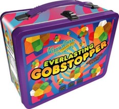 Willy Wonka and the Chocolate Factory Gobstopper Carry All Tin Tote Lunchbox NEW - £11.29 GBP
