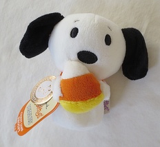 Hallmark Itty Bittys Halloween Peanuts Candy Corn Snoopy Plush - £7.95 GBP