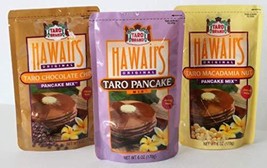 Hawaii&#39;s Original Taro Pancake Mix 6 Oz. Bag 3 Flavors (Taro Chocolate C... - £35.61 GBP