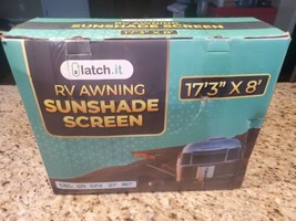 latch.it RV Awning Sunshade Screen 17’3” x 8’ - $127.71