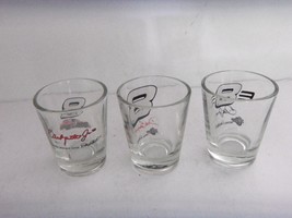 3 Vintage Shot Glasses Nascar #8 Dale Earnhardt Jr - £10.27 GBP