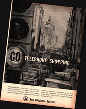1963 Bell Telephone System vintage cars city  ~c6 - £20.69 GBP