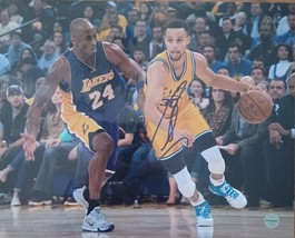 Stephen Curry Kobe Golden State Warriors Rare Hand Signed NBA Photo with COA - £124.31 GBP
