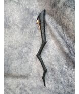 Black Witch&#39;s Wand Crooked Twig Witch Wizard Dark Magic Medieval Sorcere... - $215.92 MXN
