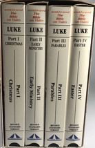 The Bible On Video Word for Word  4 VHS Tape The Gospel of Luke - £46.26 GBP