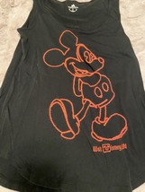 Disney Parks Walt Disney World women’s  tank Top Small Embroidered Micke... - £8.12 GBP