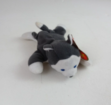 Vintage 1993 Ty Teenie Beanie Baby Nook The Husky 5.5&quot; Bean Bag Plush Wi... - $7.91