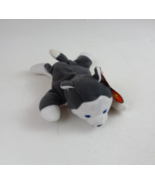 Vintage 1993 Ty Teenie Beanie Baby Nook The Husky 5.5&quot; Bean Bag Plush Wi... - $11.10 CAD