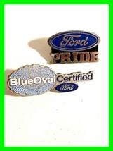 Vtg Ford Oval Pride Flag Hat Lapel Pin Certified Accessory F100 F150 Ranger F250 - £11.86 GBP