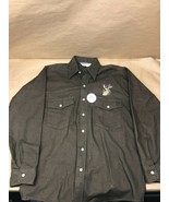 Vintage Winter Run Flannel Shirt With Deer Embroidery Size M (217032793973) - £20.44 GBP