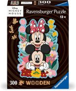 NEW Ravensburger WOODEN Jigsaw Puzzle 300 Pieces 12000762 Mickey and Minnie - $950.22 MXN
