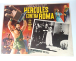 1964 Hercules Against Rome Movie Lobby Card Mexico 16 1/2 x 13&quot; - $9.85