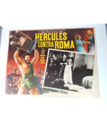 1964 Hercules Against Rome Movie Lobby Card Mexico 16 1/2 x 13&quot; - £7.75 GBP