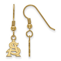 SS w/GP Arizona State University XS Dangle Earrings - £49.15 GBP