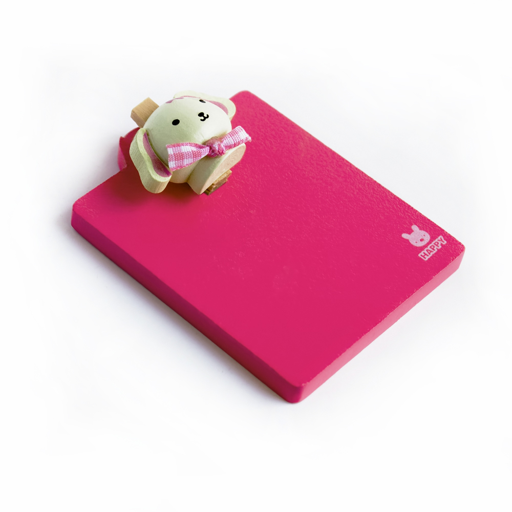 [Happy Rabbit] Refrigerator Magnet clip / Magnetic Clipboard