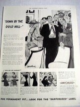 1942 Ad Sanforized Shirt Label, Peabody &amp; Co Troy, N.Y. - £7.83 GBP