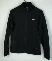 Patagonia Jacket Better Sweater Fleece Black Full Zip Casual Women’s Medium - £31.46 GBP