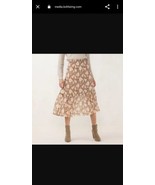 LC Lauren Conrad Floral Ruffle Midi Skirt - $39.07 CAD
