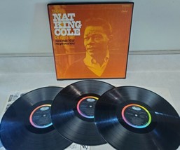 Nat King Cole Deluxe Box Set 1968 Capitol Records 3 Vinyl Records 33 RPM - £19.39 GBP