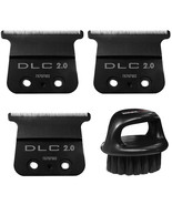 3X Babyliss Pro Fx707Bd2 Dlc 2.0Mm Deep Tooth T-Blade + Fade Knuckle Nec... - $168.99