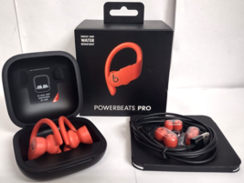 Beats - Powerbeats Pro Totally Wireless Earbuds - Lava Red Open Box Full Set - £88.66 GBP