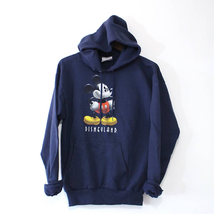 Walt Disneyland Mickey Mouse Hooded Sweatshirt Small - £29.07 GBP