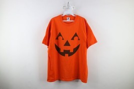 Vintage 90s Streetwear Mens XL Faded Halloween Pumpkin Jack O Lantern T-... - $39.55