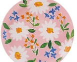 Four (4) Member&#39;s Mark ~ Melamine ~ PINK FLORAL ~ 10.83&quot; Round Dinner Plate - £29.45 GBP