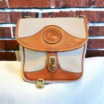 Dooney &amp; Bourke VTG All Weather Leather Square Carrier *NO HANDLE NO STRAP* - £62.29 GBP