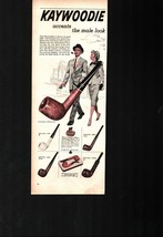 1959 PRINT AD ~ KAYWOODIE PIPES ACCENTS THE MALE LOOK nostalgic b3 - $25.05