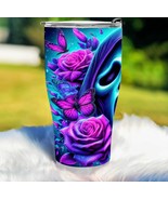 Purple &amp; Teal Ghostface | 30oz Curved Shiny Tumbler  - €30,04 EUR
