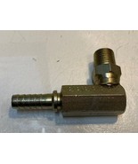 Gates Hydraulic Hose Fitting SS 6-98 | 8MPX90 | 4&quot; L 14mm Nose 21mm Thread - $41.01 CAD