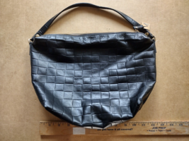 Giorgia Milani Black Soft Leather Lightweight Handbag Made In Italy EUC - $34.65