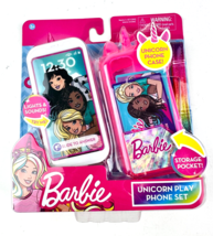 Barbie Just Play Unicorn Play Phone Set With Lights & Sound See Video - New - $17.41