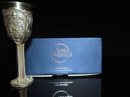 Royal Selangor  Lord of the Rings Pewter Goblet NIB Model 272509 - £216.60 GBP