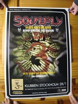 Soulfly Poster Max Cavalera Concert Stockholm January 28 - £140.22 GBP