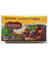 Celestial Seasonings Herbal Tea, Jammin' Lemon Ginger, 20 tea bags - $3.28