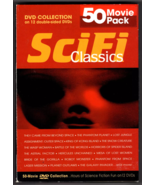 Sci-Fi DVD Classics 50 Movie Pack Set Science Fiction - £7.77 GBP