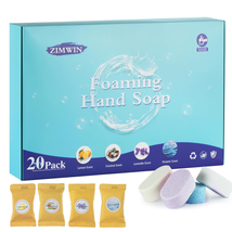 Zimwin 20 Pack Foaming Hand Soap Tablet Refills, 4 Scent, 12G Big Tablets, Makes - £10.85 GBP