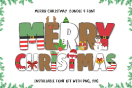 Merry christmas fonts 80070563 5 thumb200